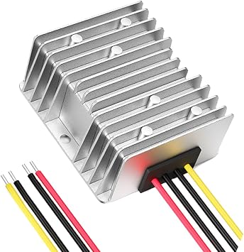 12V 24V to 5V Buck Converter, 15A 75W Step Down DC Voltage Regulator for Car Truck Vehicle Boat RV Solar Energy System Waterproof DC Converter for Automotive Electronics