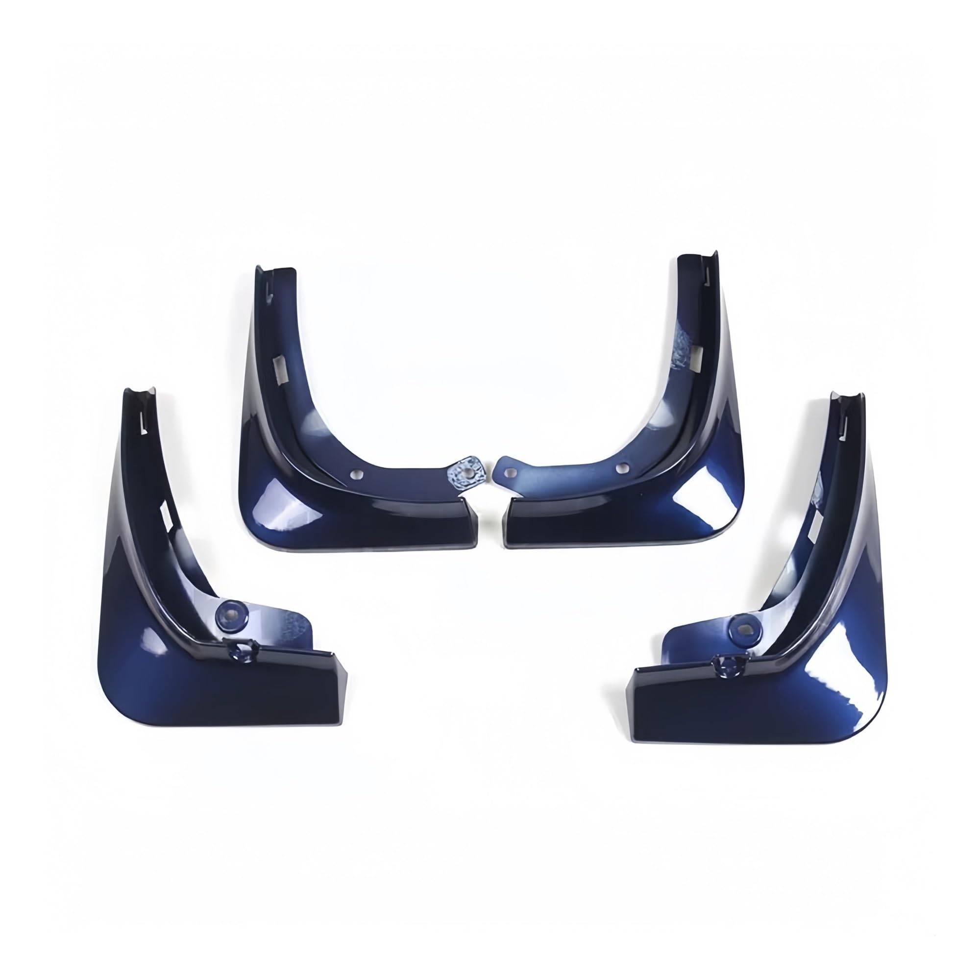 Guardabarros para coche contra salpicaduras para Tesla Model 3 pintados en blanco brillante 6