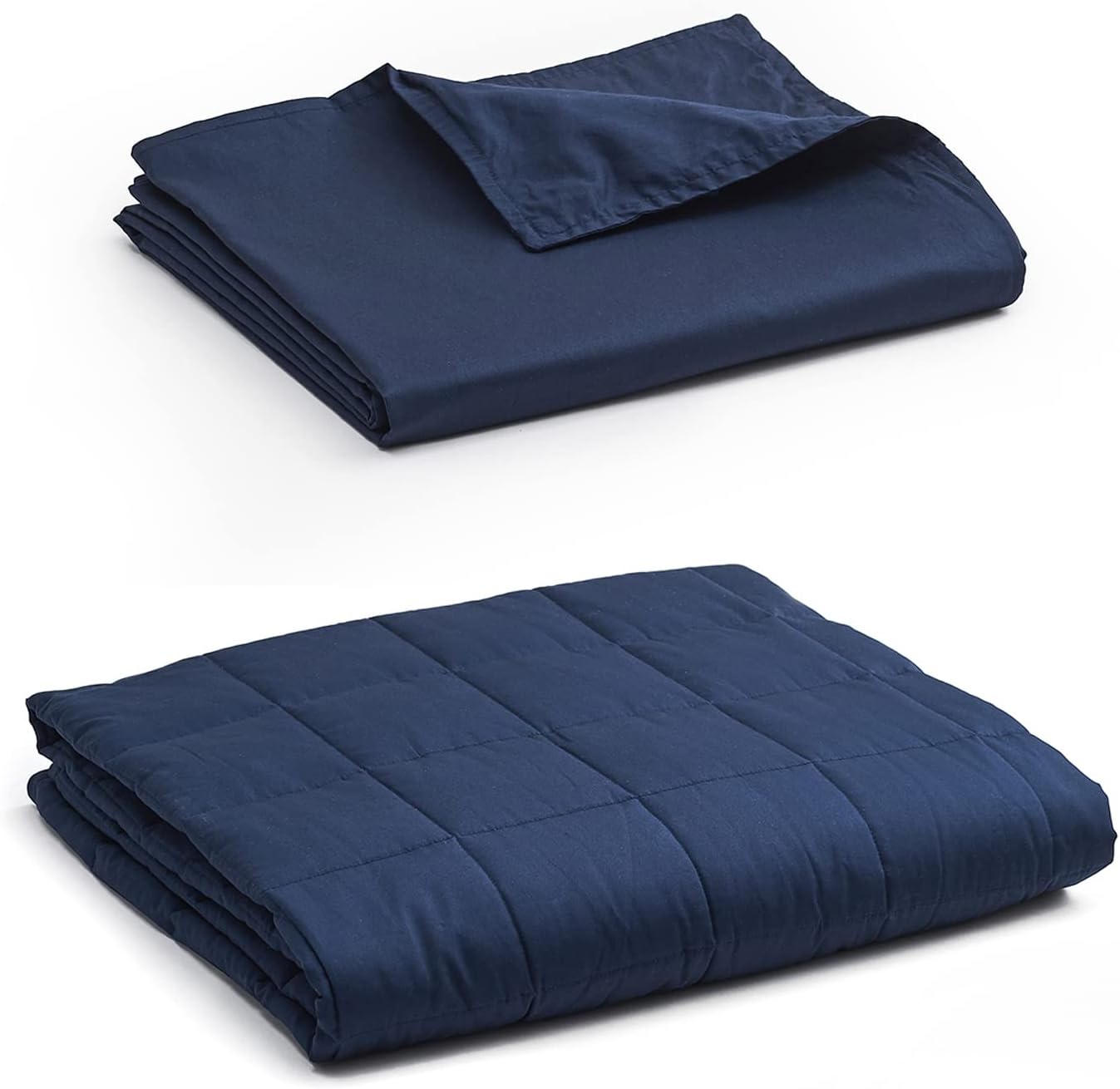 YnM Weighted Blanket with Cotton Duvet Bundle 60''x80