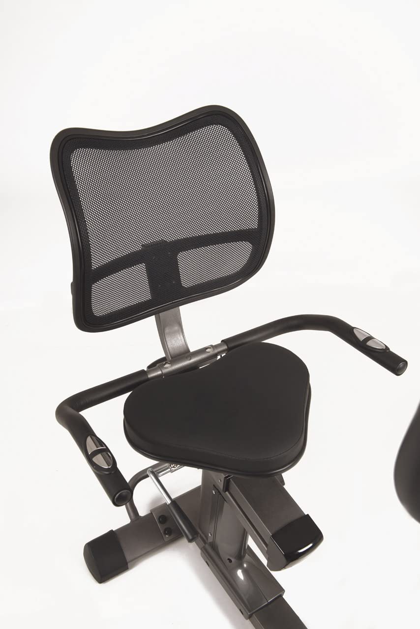 Toorx Bicicletta da camera BRX RECUMBENT 100 ERGO, ergometro, sistema di frenaggio magnetico ad induzione e regolazione elettronica dello sforzo motorizzata su 32 livelli.