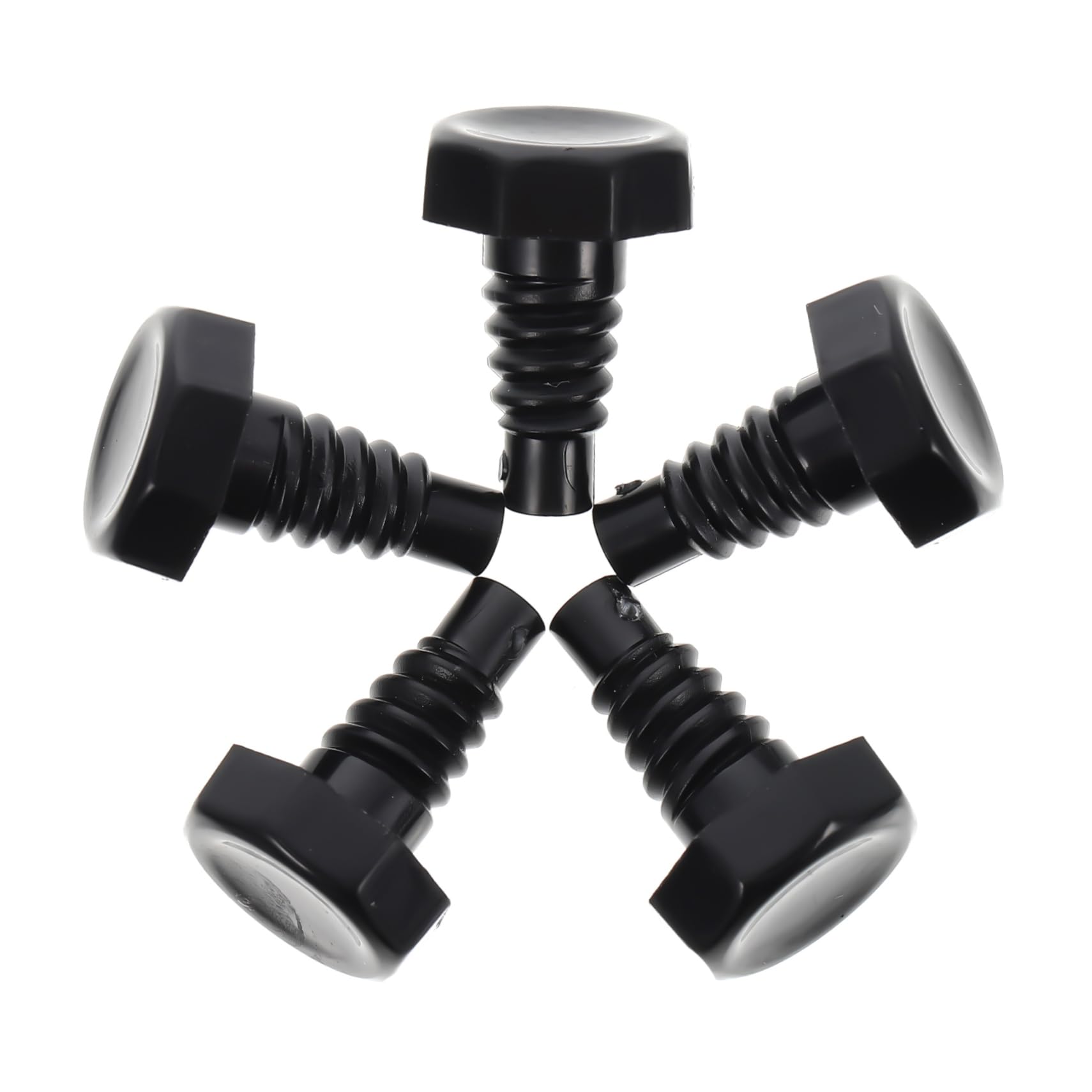 Yardwe 5pcs Billiard Cue Tip Protectors Plastic Pool Cue End Covers Pool Cue Accessories Cue Bottom Protection Cue Tip Scuffer