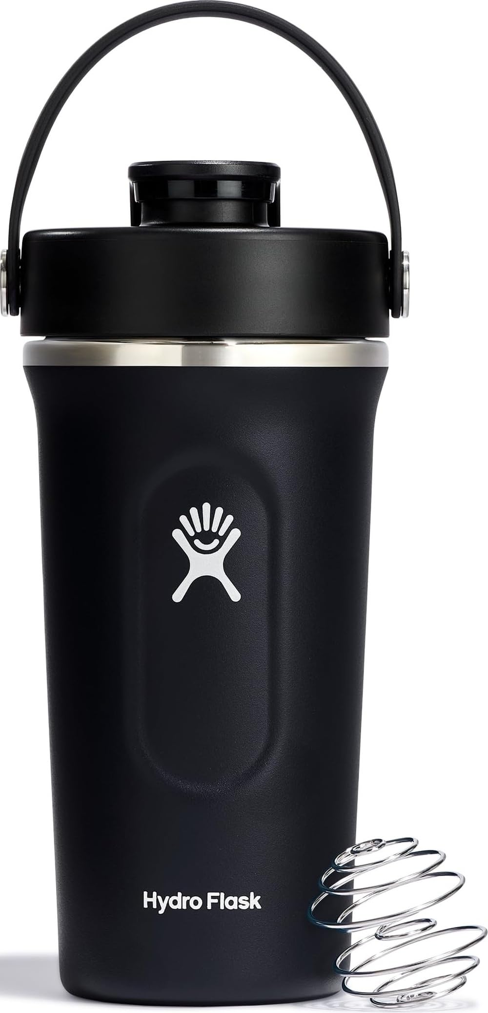 Hydro Flask - Insulated Shaker Bottle - Shaker ermetico 709 ml (24 oz) per Frullati Proteici e Integratori - Black