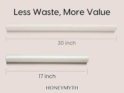 Miniatura 3 de HONEYMYTH Rollo de papel de regalo de 17 x 197 pulgadas, papel de regalo reciclable con acabado de perla para cumpleaños, baby shower, boda y