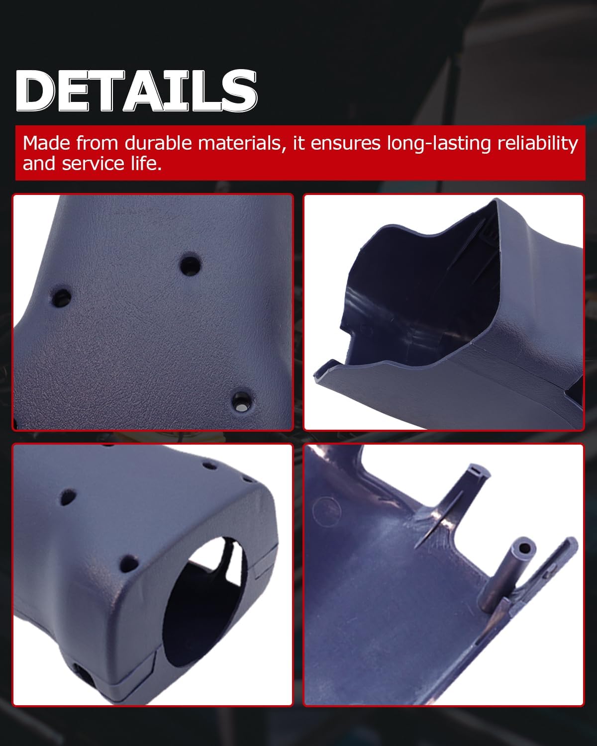 1ST Steering Column Cover Set for Toyota Cressida 1989-1996 Land Cruiser FJ80 FZJ80 1990-1998, for Lexus LX450 1996-1997 NO Cruise Control, Replaces OE: 452862293702+452862293703