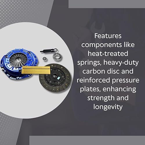 Miniatura 7 de EFT Stage 2 Kit de embrague para Toyota Pickup 1979-1988 y 4Runner 1984-1988 2.2L 2.4L 22R 22RE 2L 2LT - Placa de presión resistente y disco de