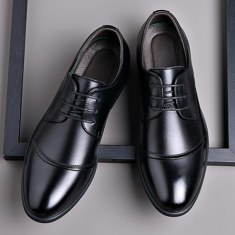 Dress Formal Shoes for Men Black Pointed Toe Formal Shoes Italian Cowhide Leather Gentleman Suit Footwear Business Casual Shoes for Men2