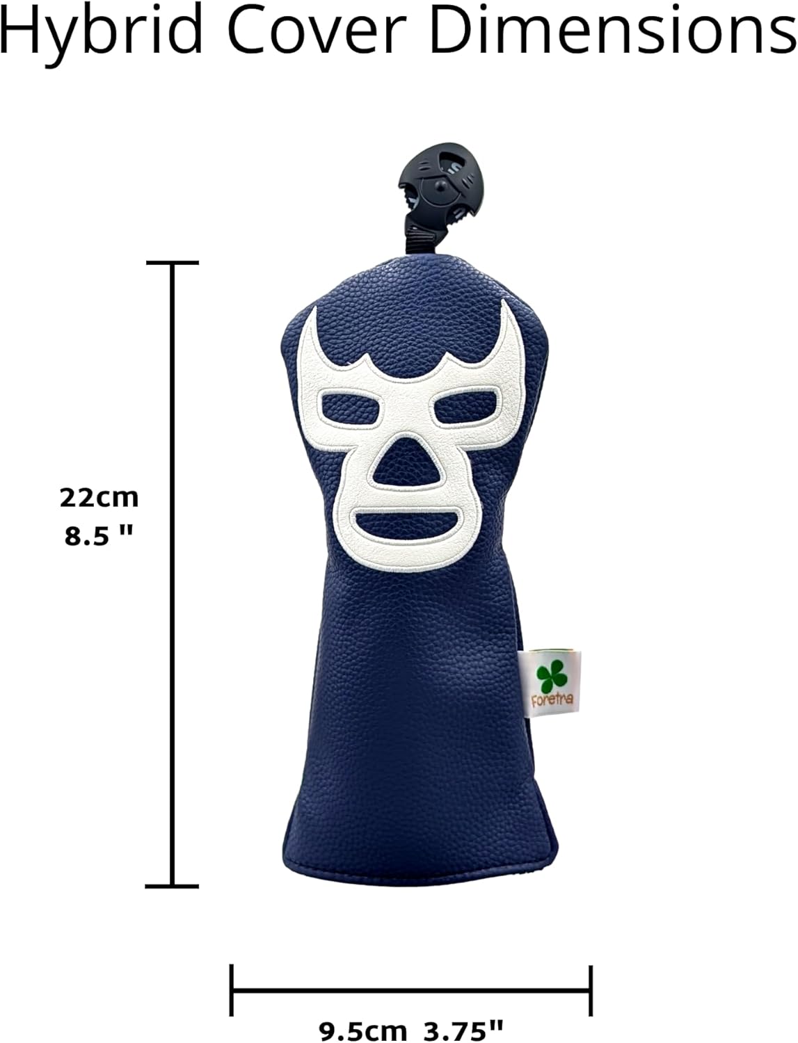 Foretra Driver Headcover Golf Club Covers Blade Mallet Putter Cover Hybrid Fairway Wood Head Cover Novelty Golf Accessories for Most Brands