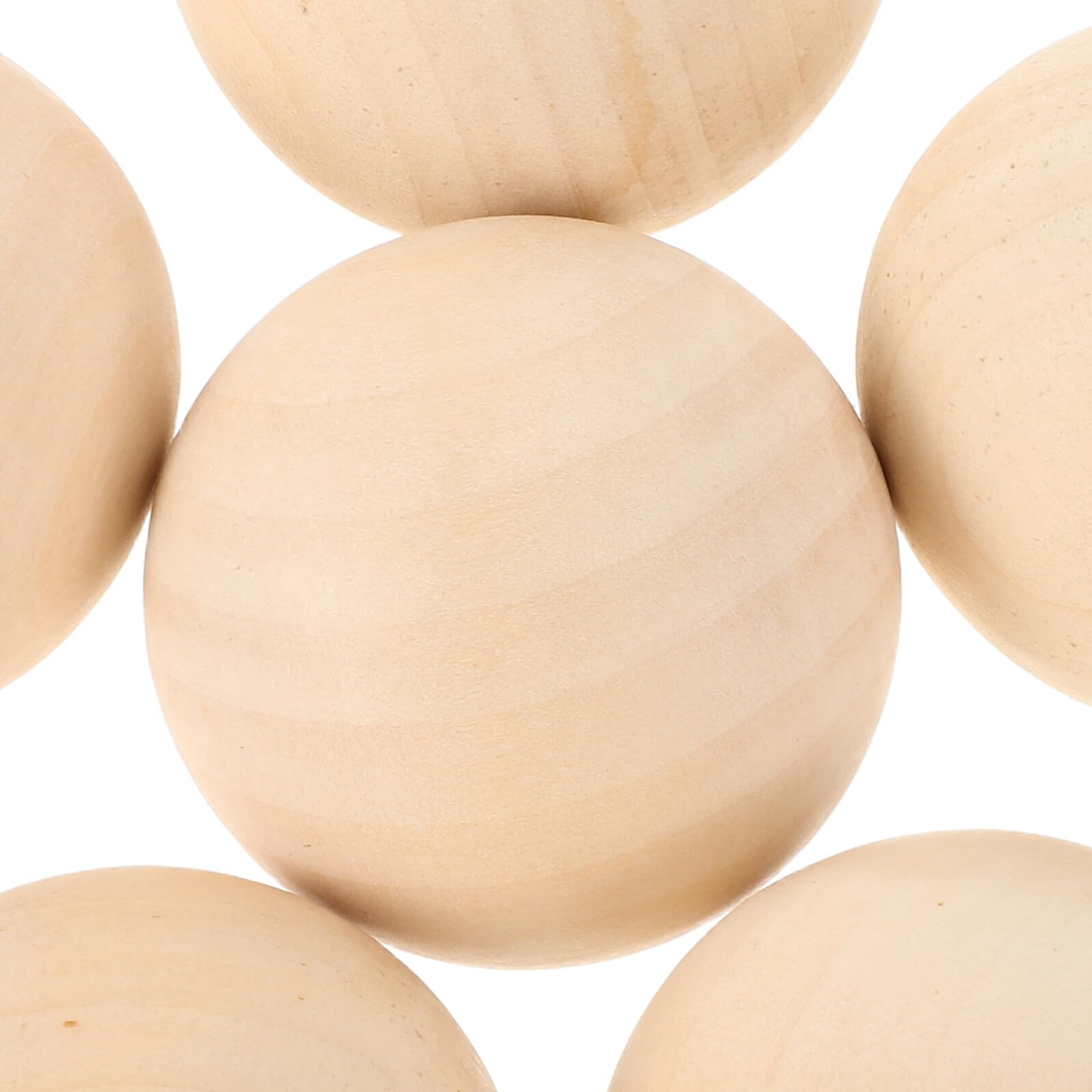 Mikikit Palline da Hockey da Esterno in Legno Duro Massiccio Antirimbalzo 5 Cm Set da 15 per Allenamento e Partite di Hockey su Prato Sportive e Ricreative