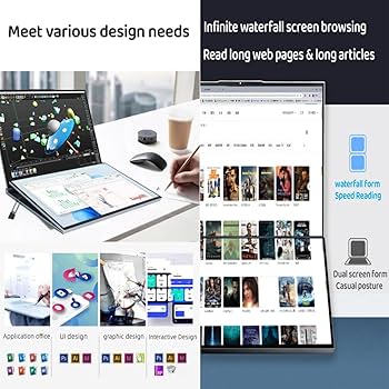 Amazon.co.jp: GZBOX 16インチ デュアルタッチスクリーン ノート