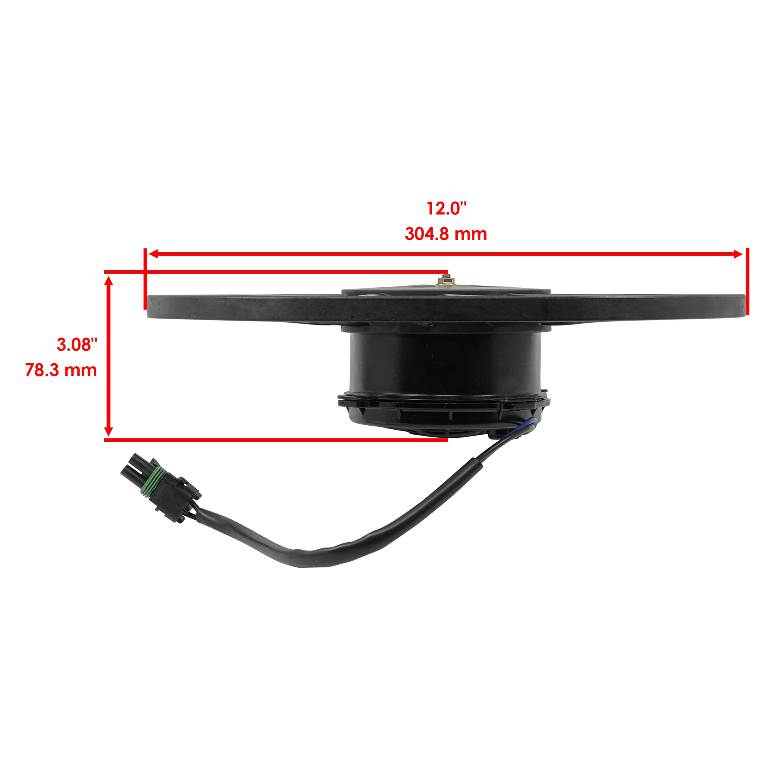 Amazon.com: Caltric Radiator Cooling Fan Motor Compatible with 