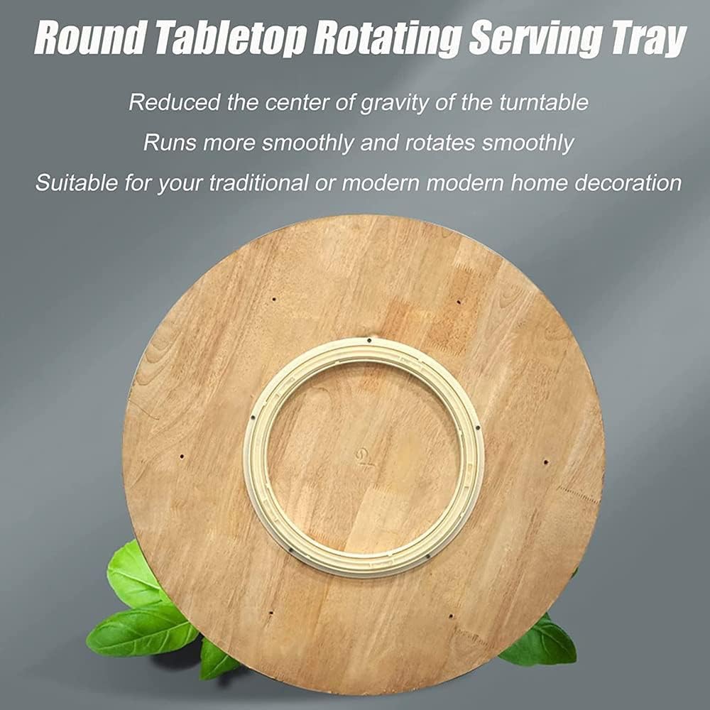 24 26 30 32 36 Houten Lazy Susan Draaitafel, Eettafel