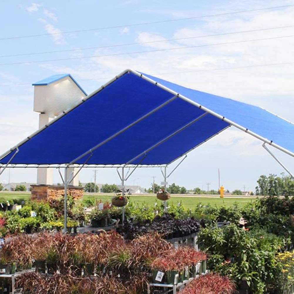 Filet d'isolation en tissu bleu pour cour intérieure, filet d'ombrage anti-âge pour serre agricole, voile d'ombrage pratique pour l'industrie de l'élevage, 5,5 x 5,5 m