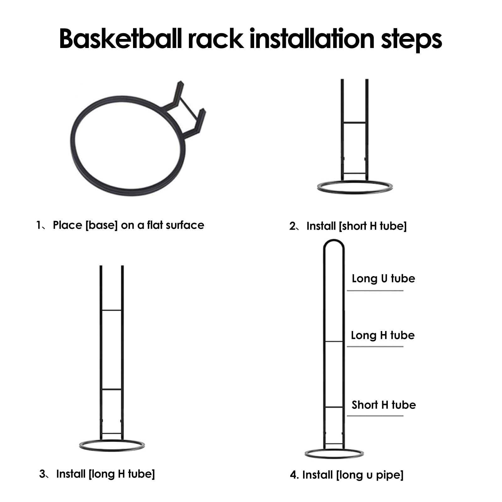 Estante de almacenamiento para pelotas, soporte para pelotas, estante de fútbol, estante de fútbol integrado multicapa, estante extraíble para baloncesto y fútbol, estante de almacenamiento