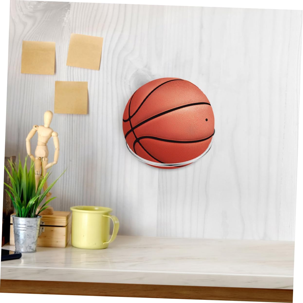 BESPORTBLE Basketball Football Bracket Display Stand Storage Rack Basketball Stand Inground Basketball Hoop Ball