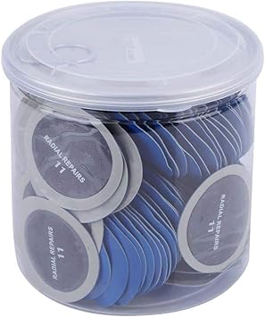 Amazon タイヤ修理パッチ パンク修理キット ゴム製コールドパッチ 1500pcs Box 43mm Hinsoo パンク修理キット