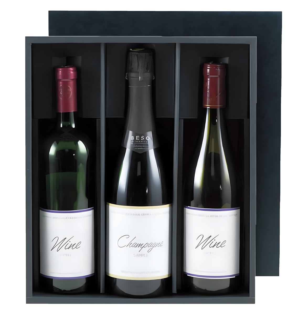 なな　３本　箱入 Amazon | 3-bottles gift box for WINE ワインギフトボックス(3