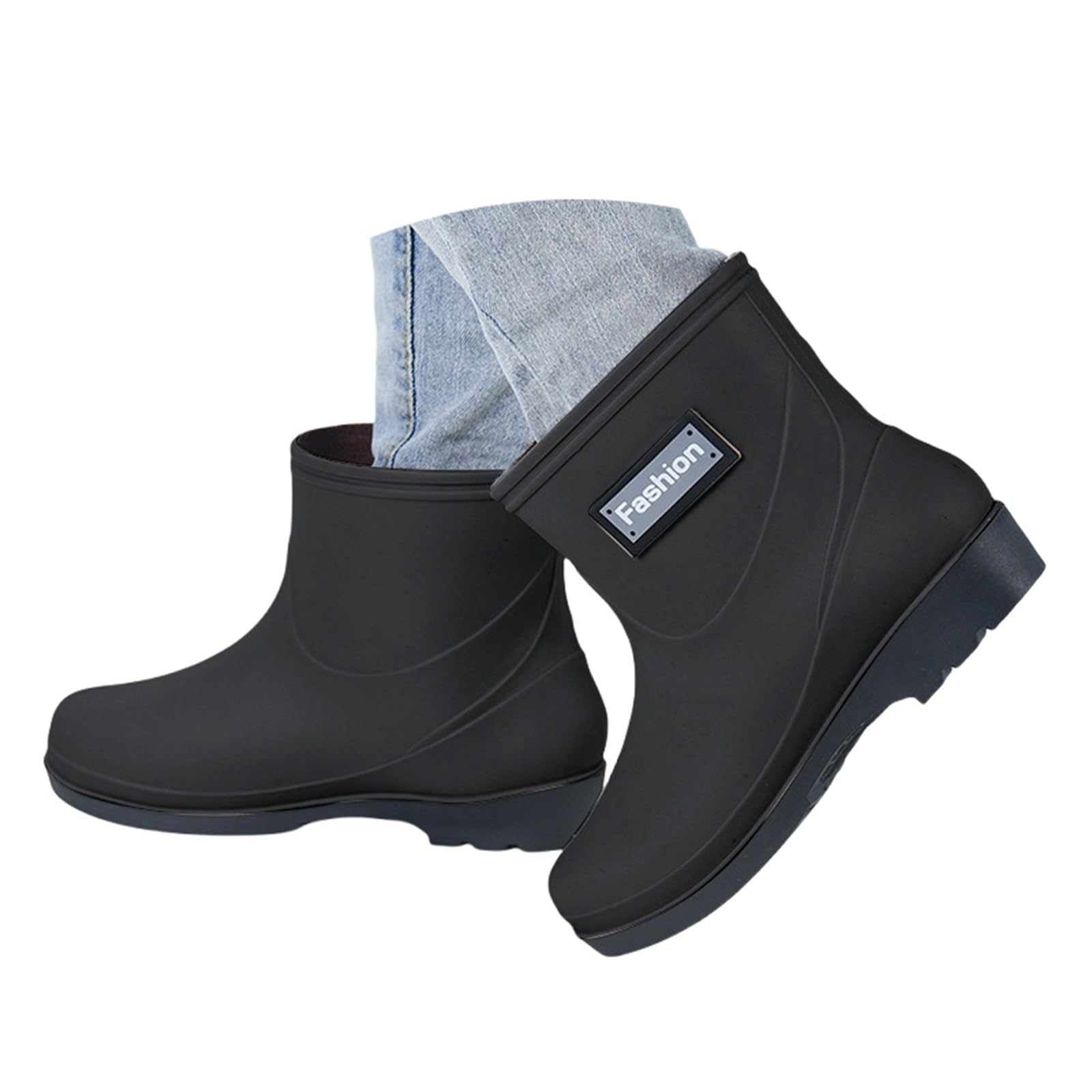 Botas De Agua Mujer Chelsea Wellington Boots Lluvia Botines De Goma Rain Boots Flexible Antideslizante