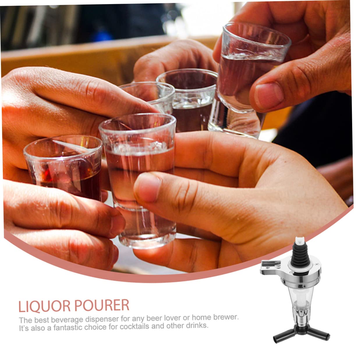 3piezas Bomba Dispensadora De Agua De Dispensador De Licor Invertido Hogar Dispensador De Agua De Ración para Fiestas