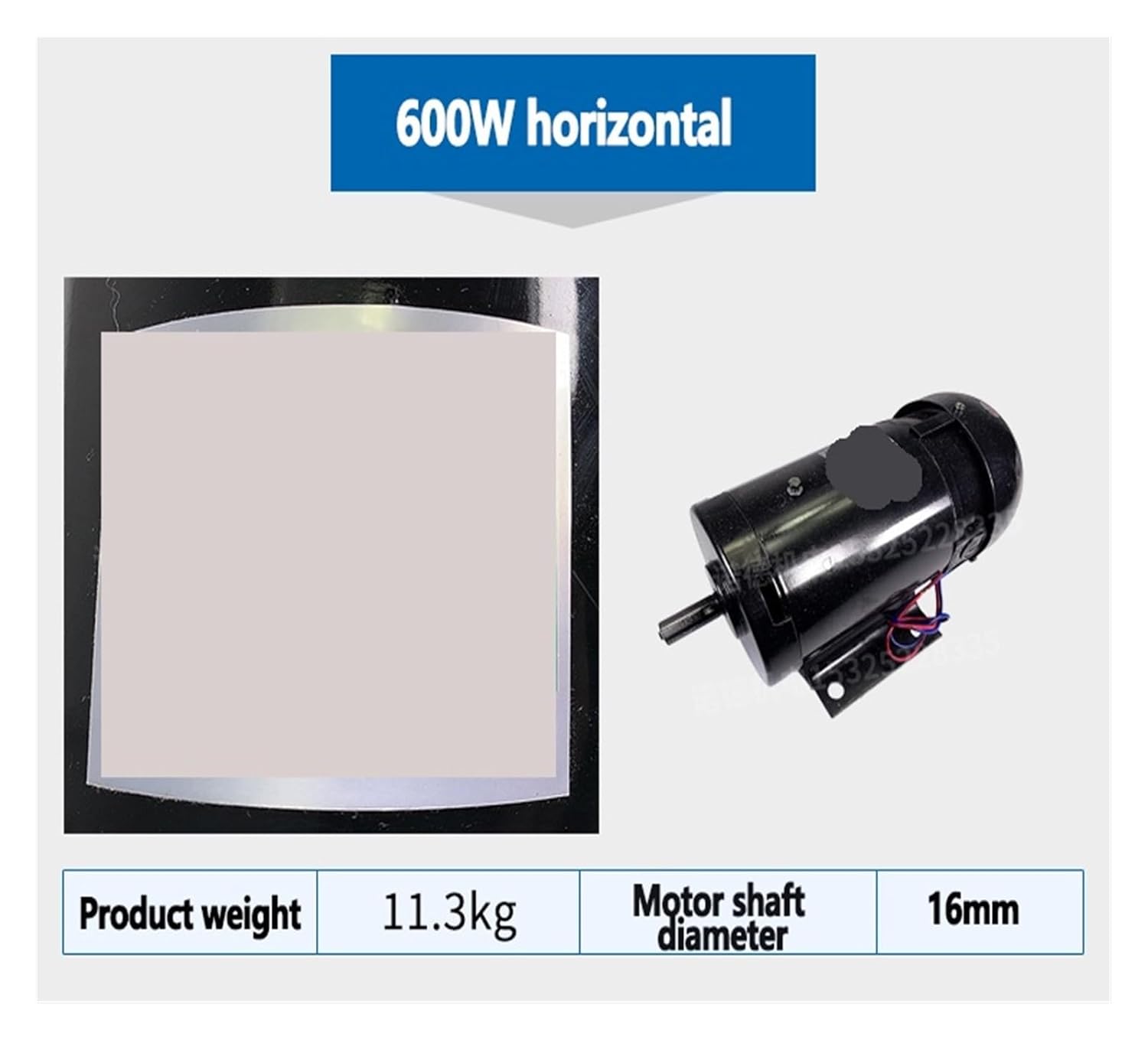 Permanent Magnet DC Motor 600W 220V 1700RPM High-Power Feeding and Discharging Motor ZYT130-1 for Bag Making Machine