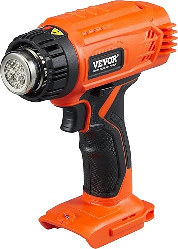 Miniatura 9 de VEVOR Pistola de calor inalámbrica, pistola de aire caliente compatible con baterías de litio DEWALT de 20 V, pistola termorretráctil máxima de 1022