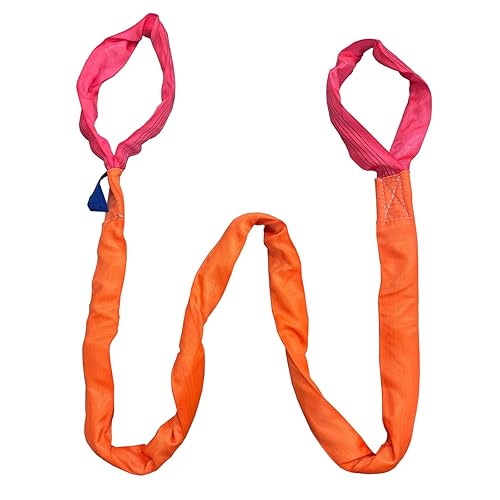 Eslinga redonda para ojos y ojos, 11000 libras, 13 pies, correa de poliéster sin fin para elevar objetos pesados, eslinga de elevación de poliéster