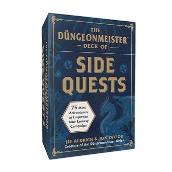 The Dungeonmeister Deck of Side Quests 75 Mini Adventures to Empower Your Fantasy Campaign Dungeonmeister Series