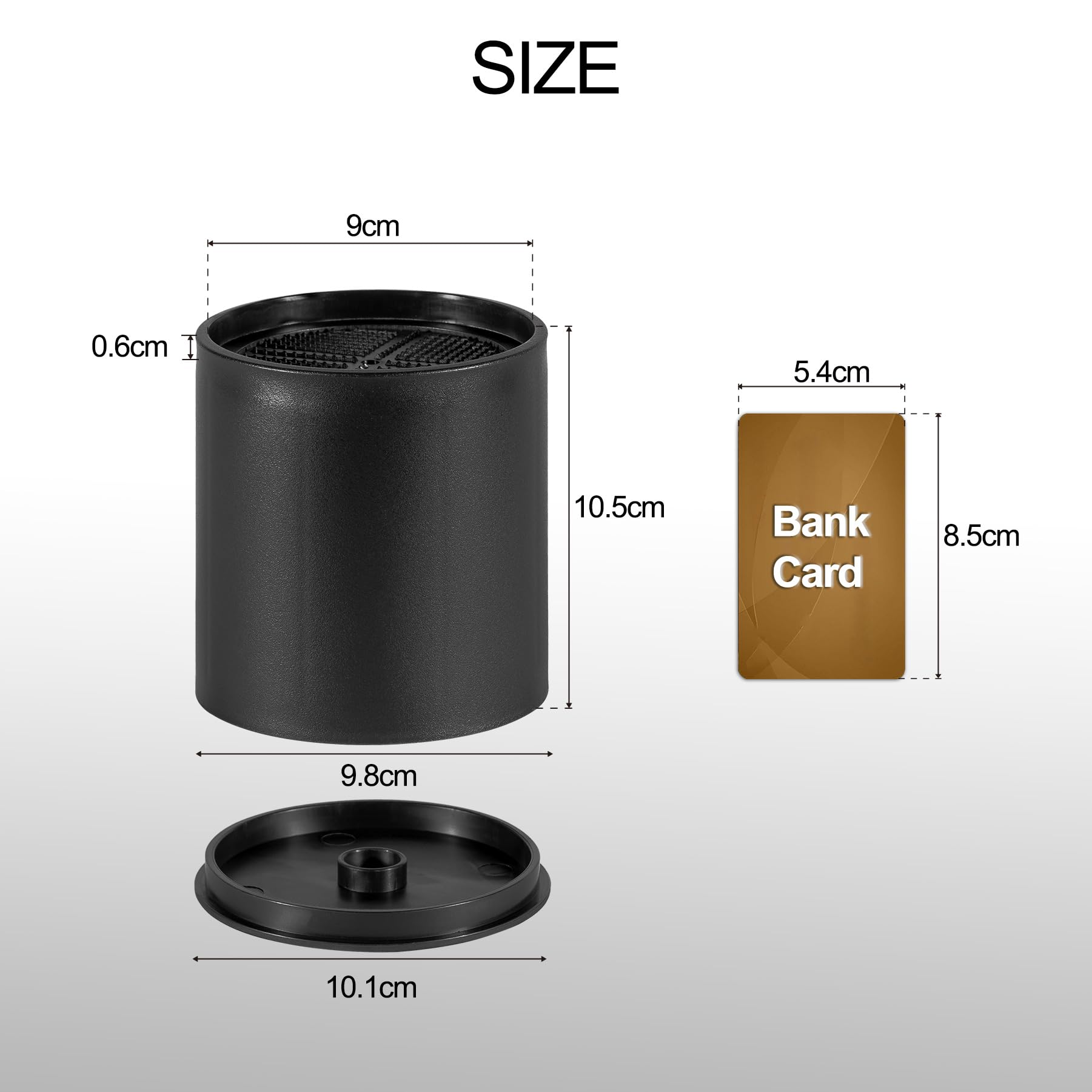 Rehausseur Pieds De Lit Rehausseur Meuble Rehausseur Pied De Table Chaise Bureau Augmenter Hauteur De 10cm 4 Pac Noir 96982995