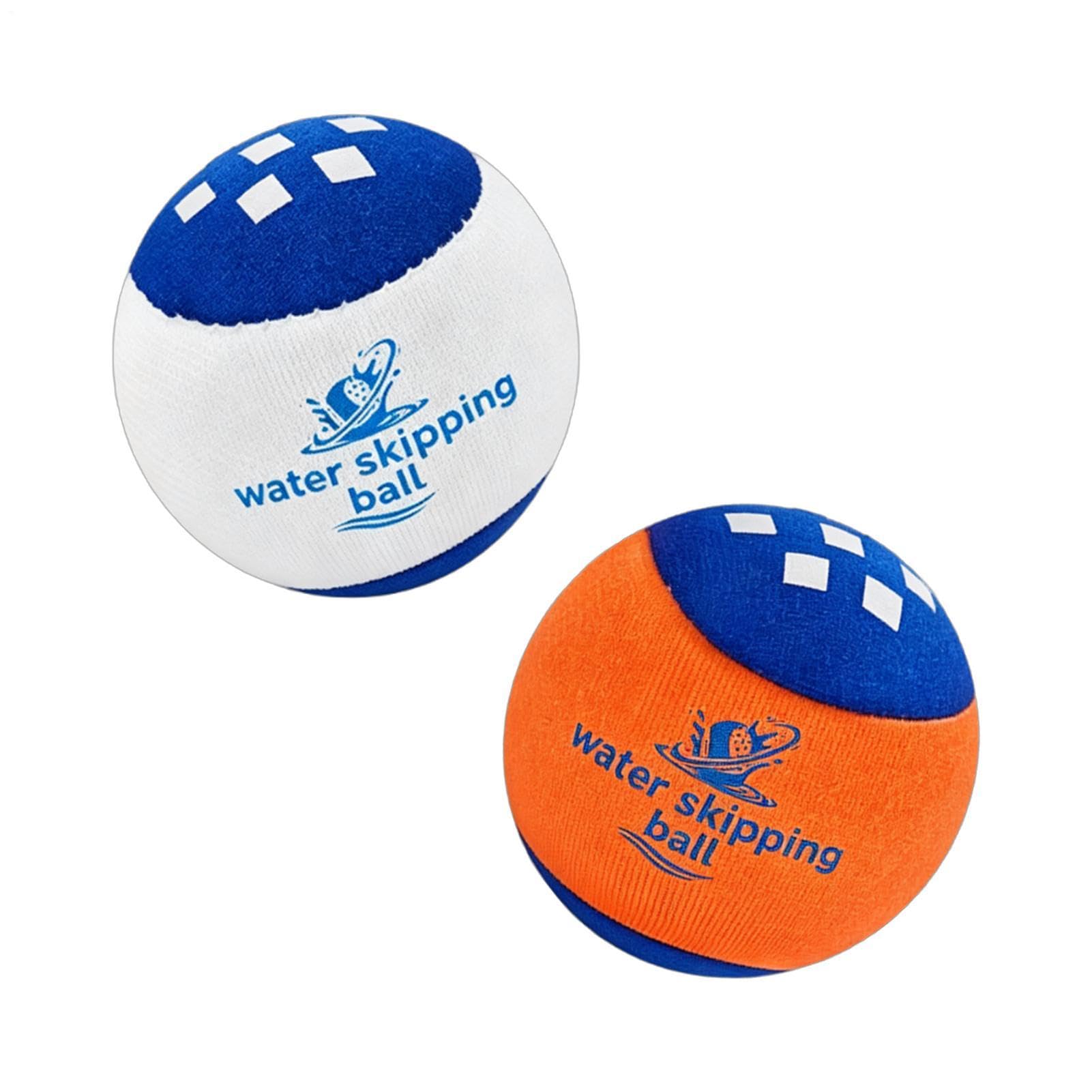 Water Bouncing Balls 2 Pack Reusable Soft Swimming Toys