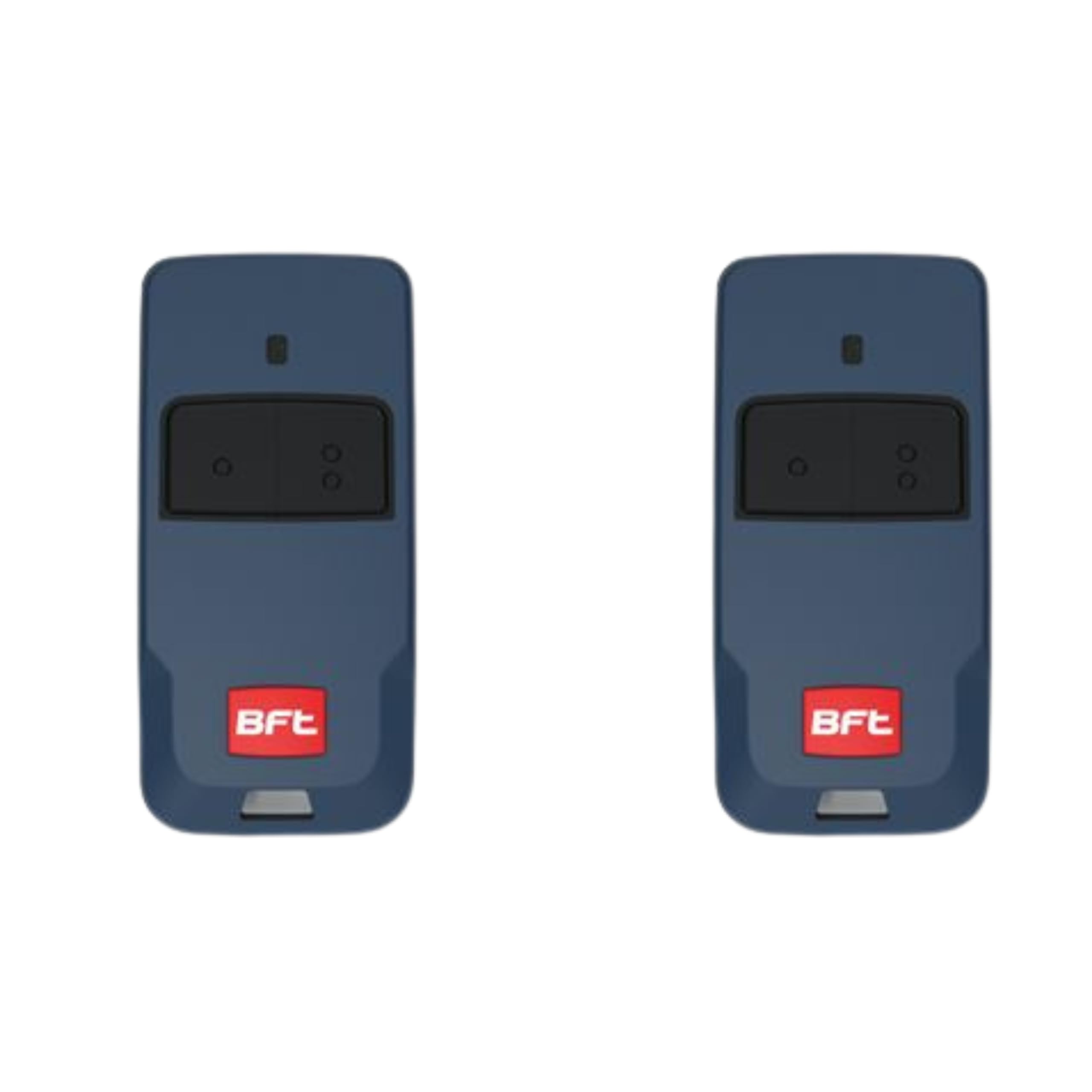 BFT MITTO COOL C2 (Replaces MITTO 2B Ref: rcb02 r1) - Blue 2 Button Remote Control for Gates and Garage Doors - 433.92 MHz - Rolling Code - U-Security (Blue 2 Pack Remotes)