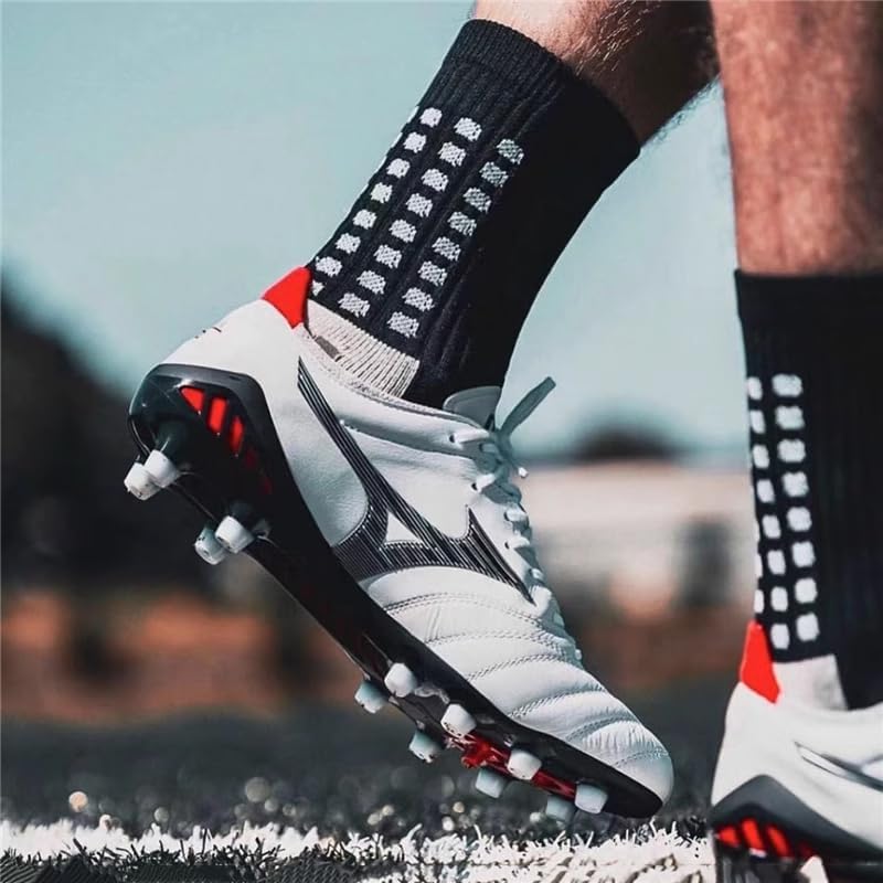 4/6 Pairs Grip Soccer Socks Anti Slip Non Slip Men's Athletic Socks for Football Basketball Sports - Image 4
