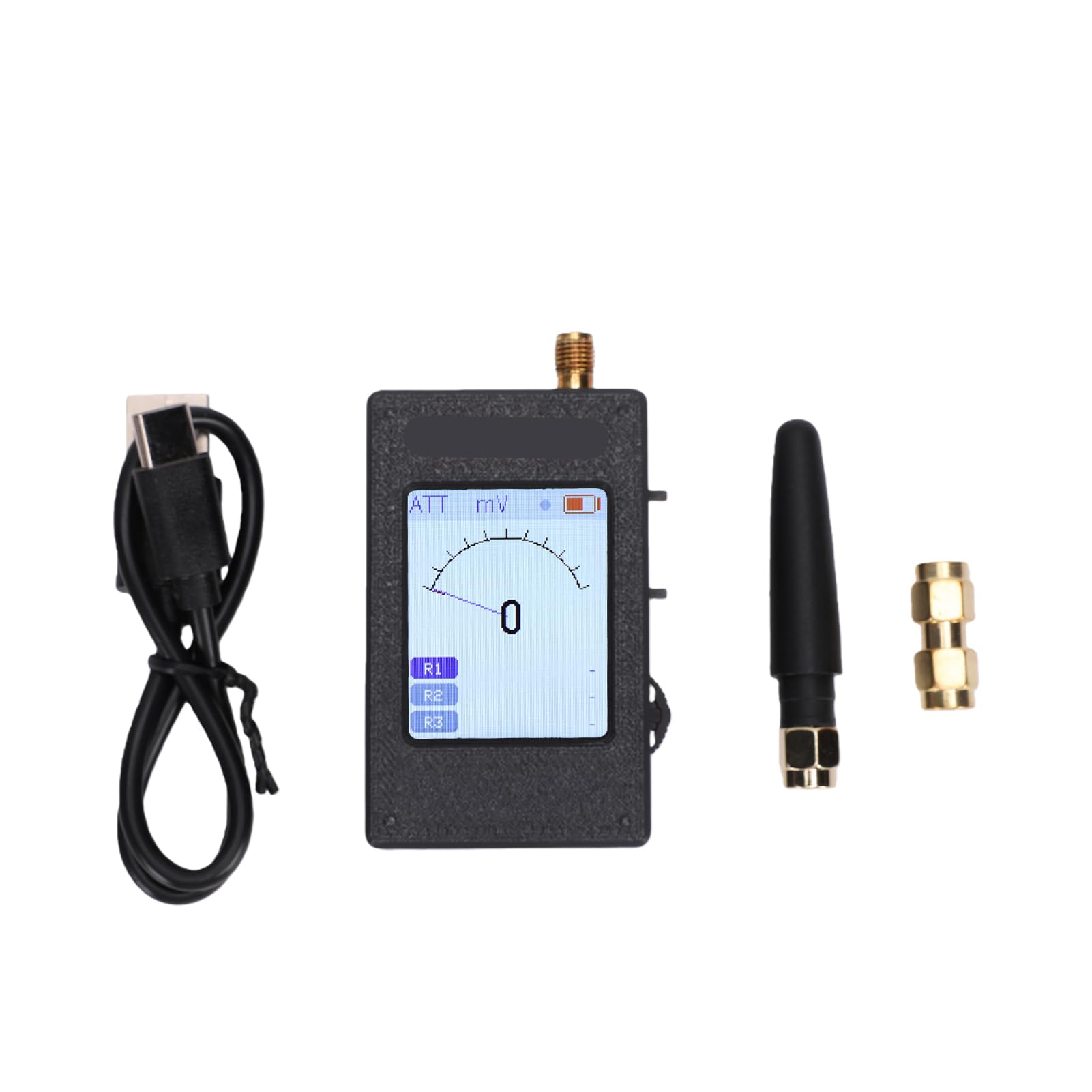 Jeffergarden Medidor de Campo RF 0.5MHz a 5GHz Probador de Nivel de Señal