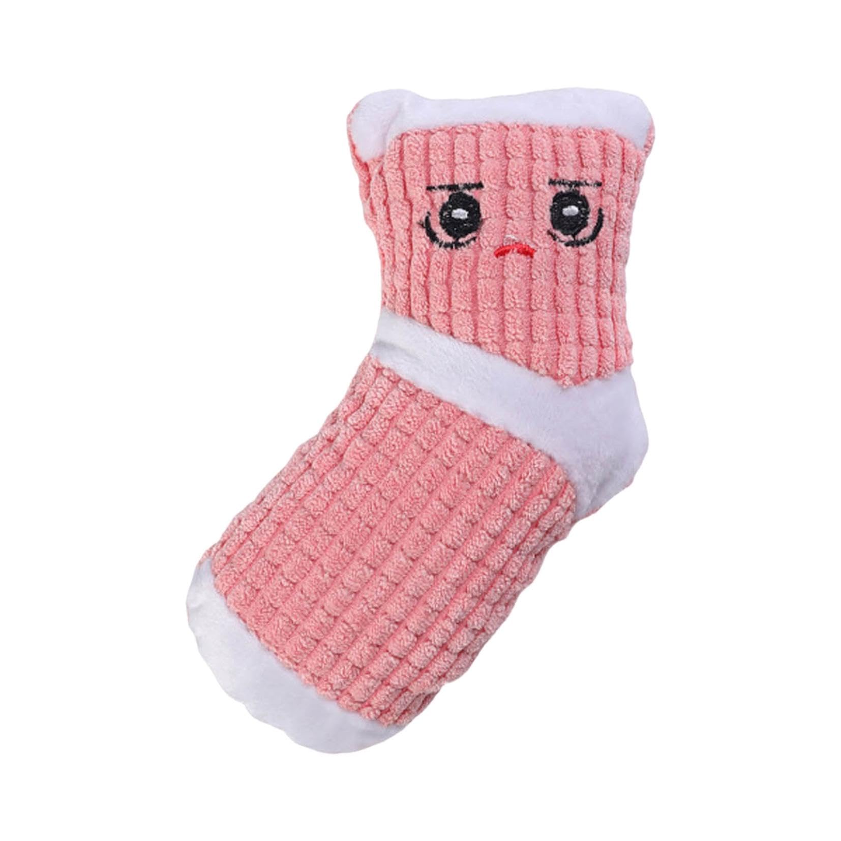 Dog Toys for Aggressive Chewers Large Size Sock Shape Indestructible Squeaky Dog Toy Plush Durable Tough Interactive Chew