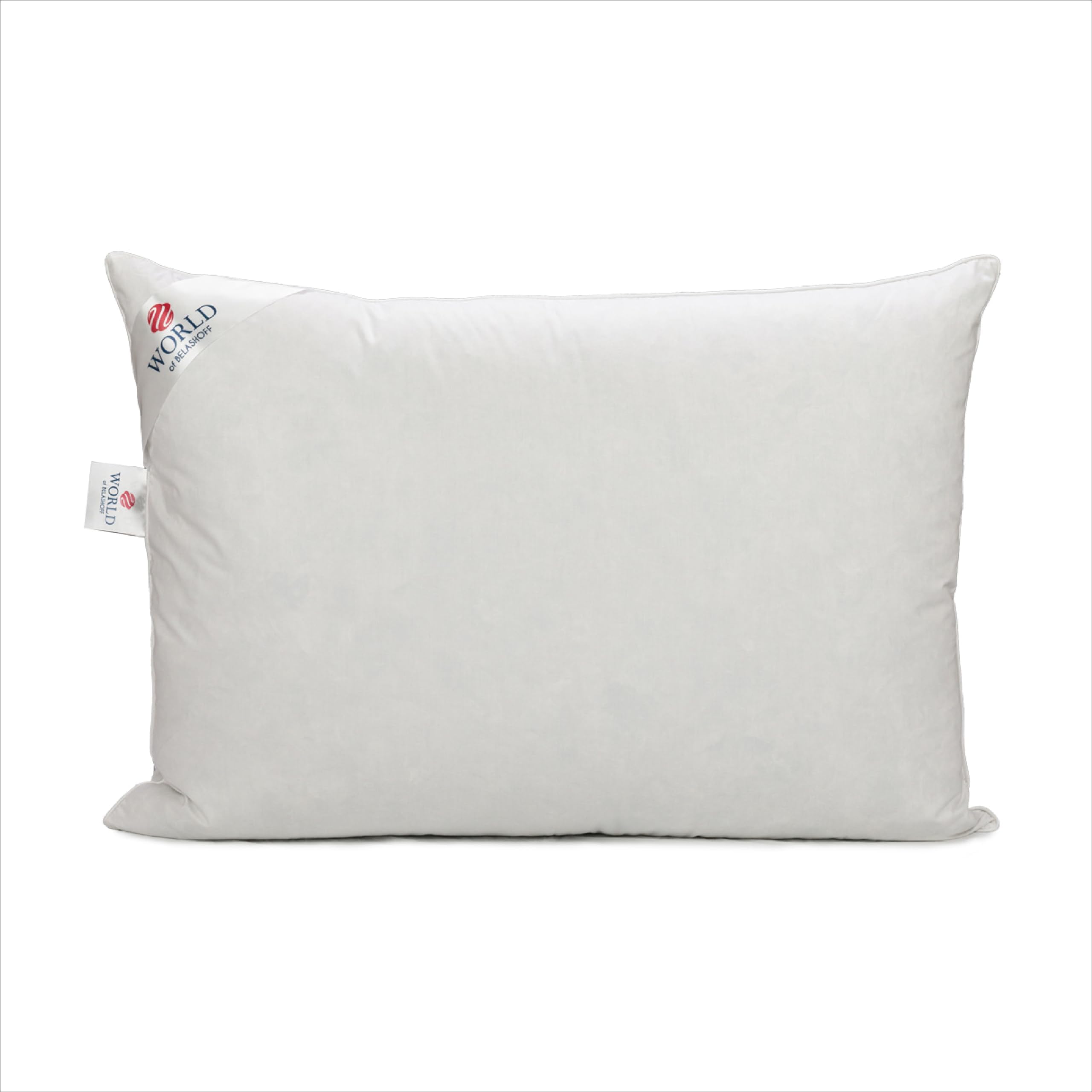 Luxury Siberian Goose Down 50% and Small Goose Feather 50% pillow for sleeping. High Support comfortable Bed Pillow, 100% Organic Cotton (Queen size pillow 50 * 75cm).