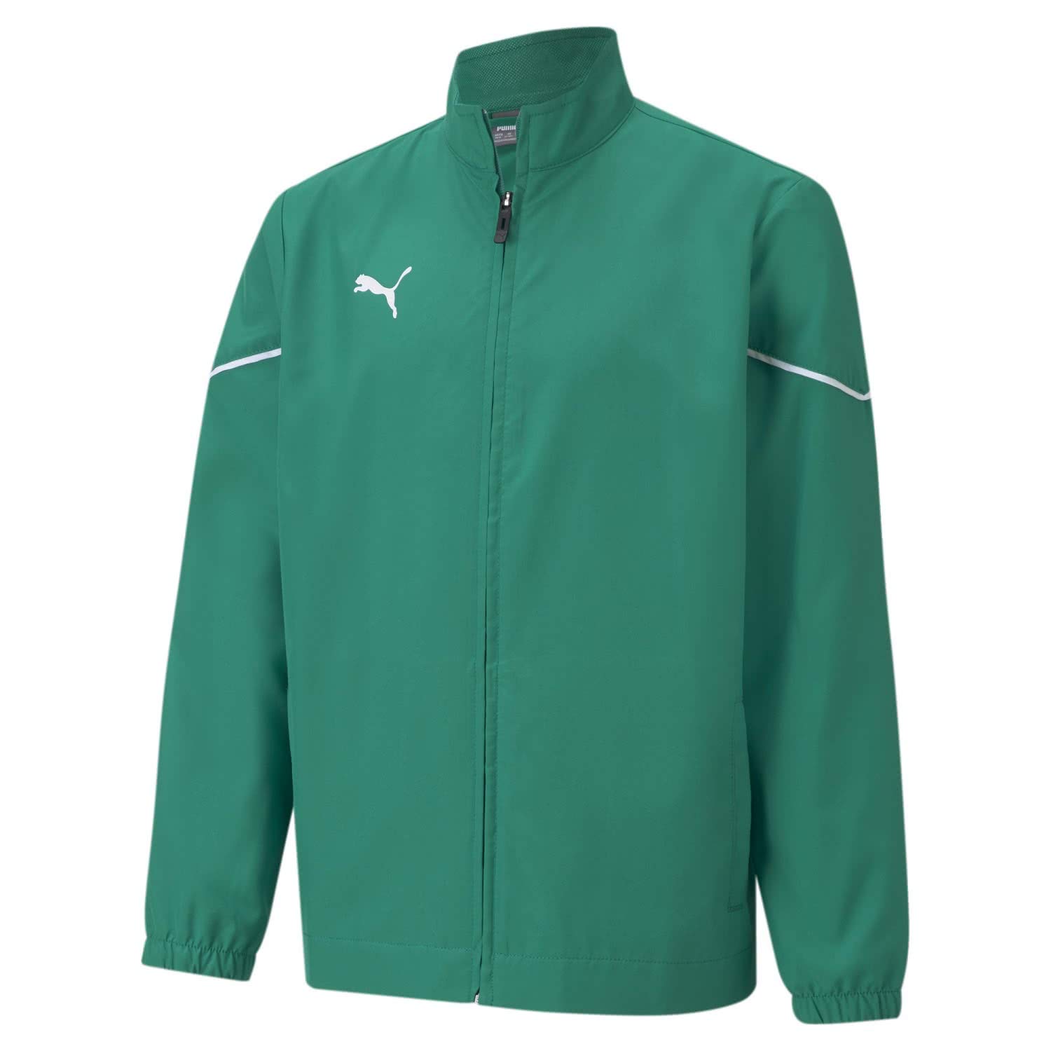 Puma Teamrise Sideline Jacket Jr Track Jacket - Pepper Green Black, 140