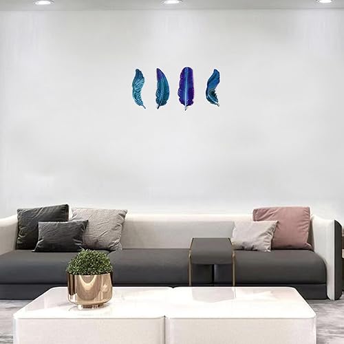 Miniatura 5 de 4 moldes de resina de plumas, molde de fundición epoxi para colgar en la pared, molde de silicona para decoración del hogar