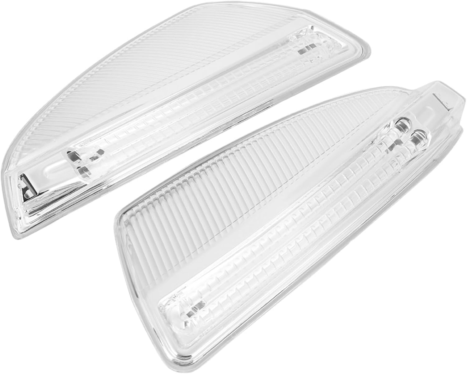 Side Mirror Turn Signal Light, Replacement Mirror Signal Lamp Assembly for C Class C250 C300 C350 C63 Left and Right Side Clear Lens Fit OE 2048200721 2048200821