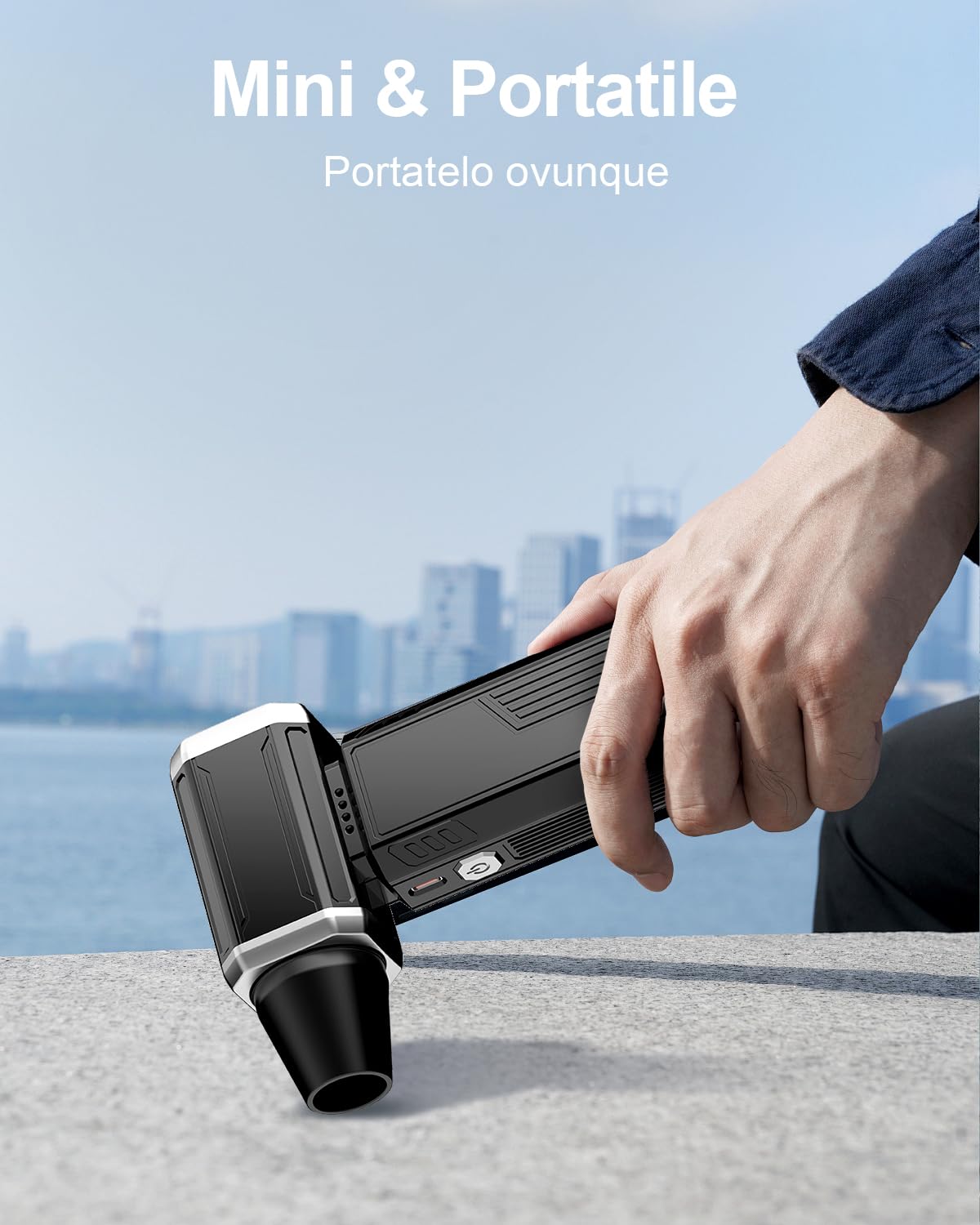 Soffiatore ad Aria Compressa, Compressed Air Duster Batterie di Grande Capacità Aria Compressa Elettrico Rimuovi di Pulizia per la Pulizia Della Tastiera del Computer Laptop Auto