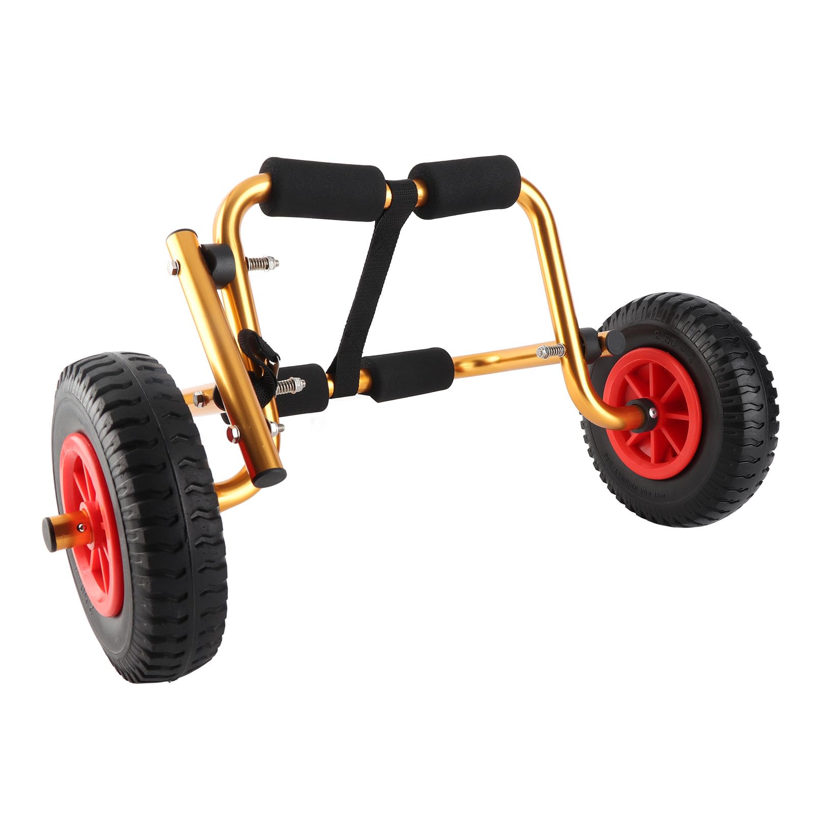 Kajakkorb Werkzeug, Tragbare Faltbare einfache Montage Aluminium Kajakwagen mit Großen Starken Pu 8 ' Reifen, Solide Kick-stand, 12 Meter