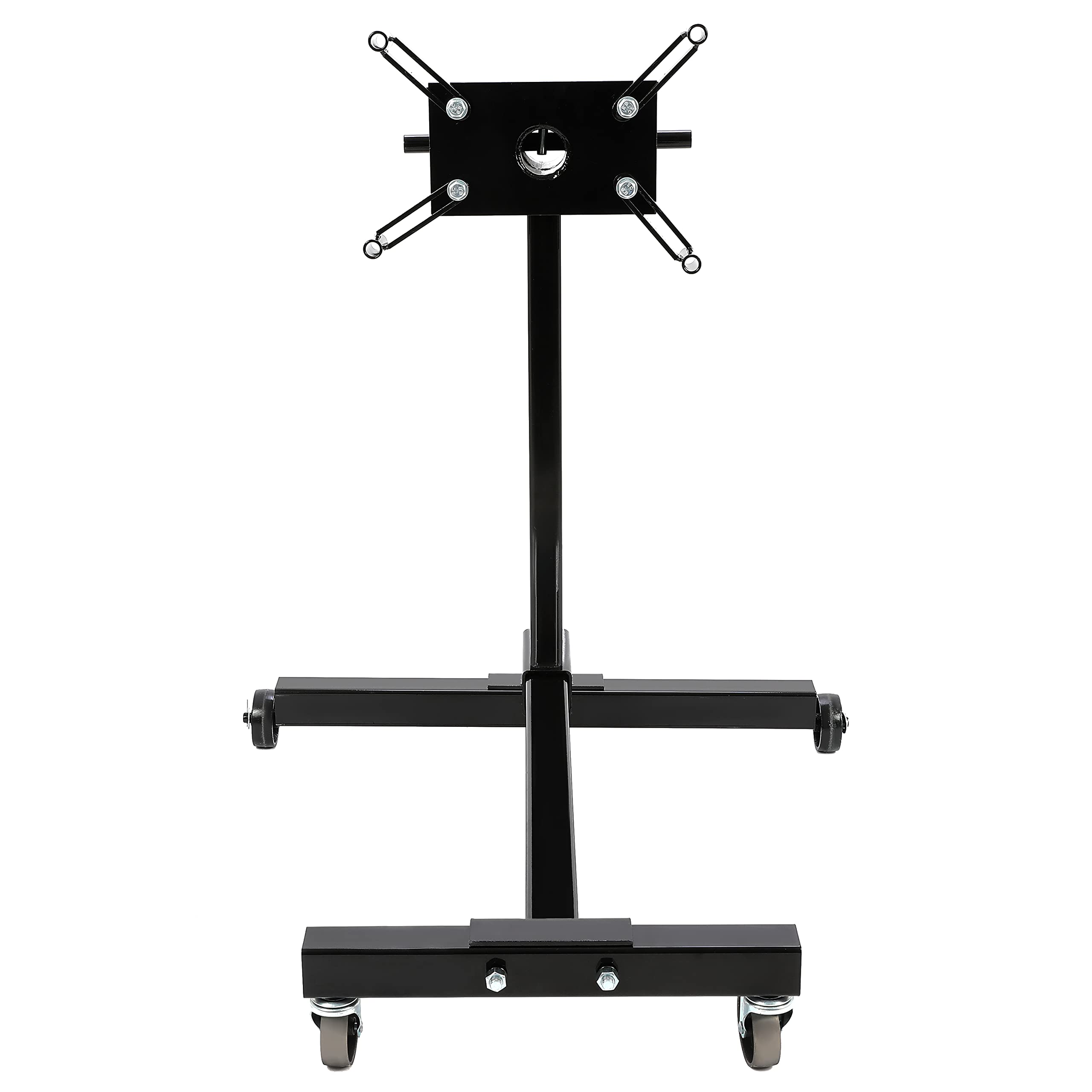 KUAFU 2000 Lbs Engine Stand – Heavy Duty Folding 360° Rotating Auto & Truck Motor Hoist Repair Stand (Red, Multiple Packages)