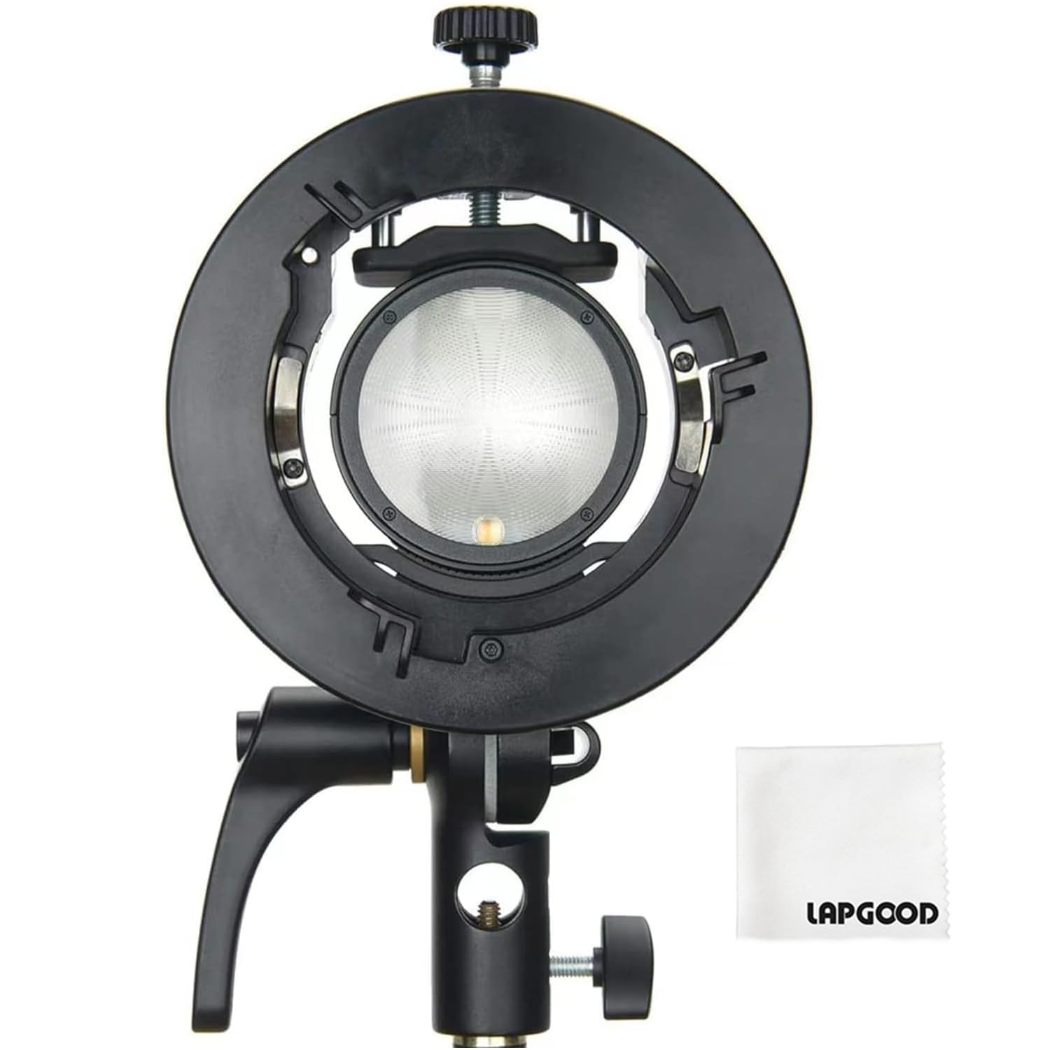 Godox S2 Speedlite Bowens Support pour Flash Godox V1,V1Pro,AD200Pro,AD200 AD400Pro et Plus,Support de Flash de Type S à Contrôle d'inclinaison Précis pour Boîte à Lumière,Parapluie,Flashde Studio