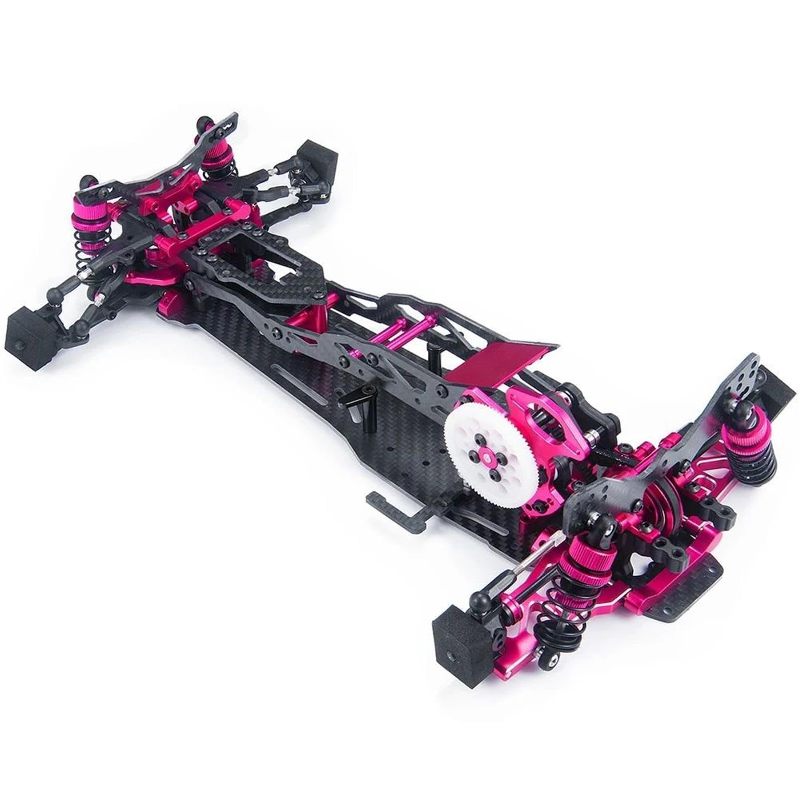 Kit Cadre Châssis Rc Empattement 205/257mm pour Sakura D5 Mr 1/10