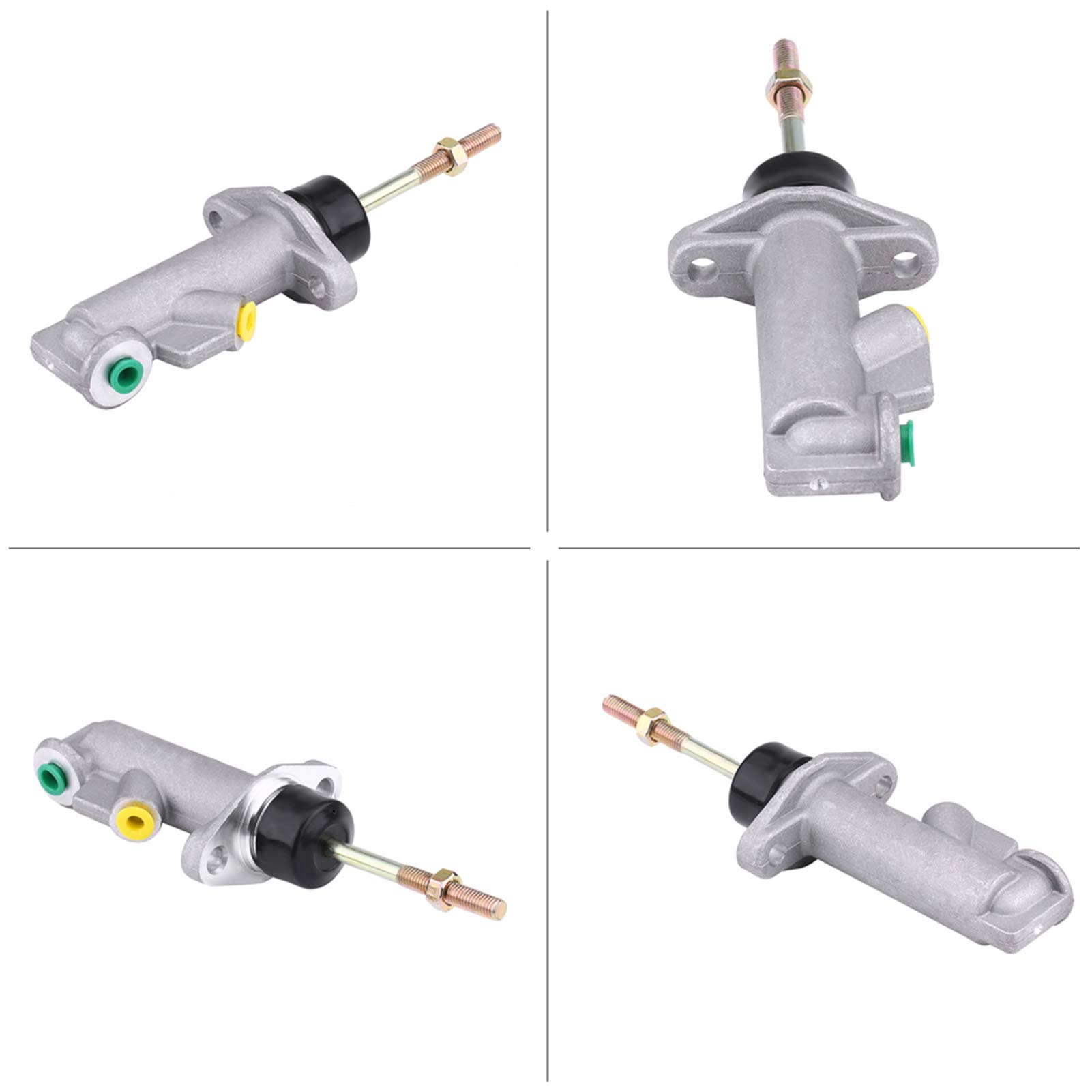 1 szt. główny cylinder hamulcowy sprzęgła hamulcowego, cylinder samochodowy ze stopu aluminium, regulowany pilot z 0,75 otworami do hydraulicznego hamulca ręcznego,Inne akcesoria