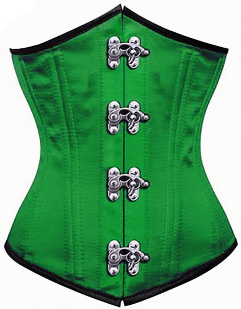 caoji Womens Steampunk Corset Steel Boned Body Cincher Tummy Control Waist Bustier Top