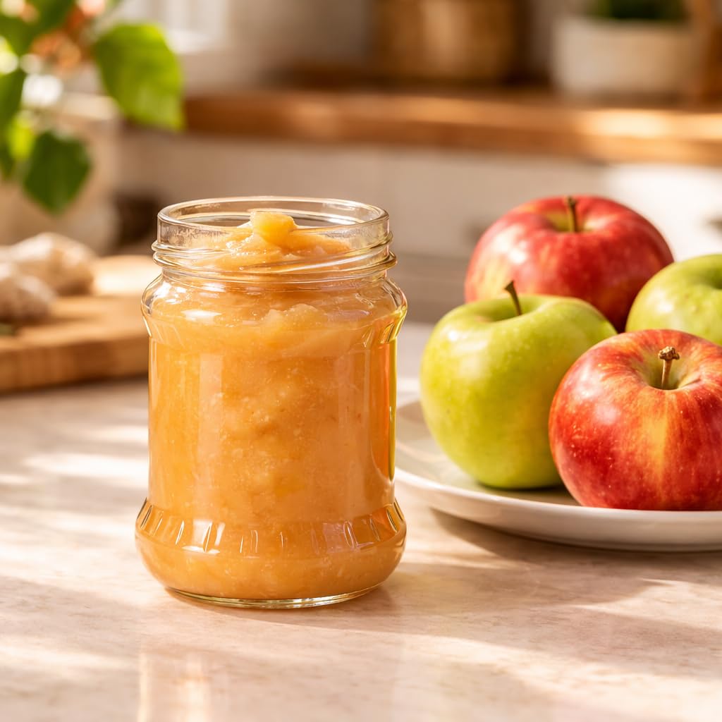 made in home - Barattoli per conserve da 500 ml | con coperchio Gold TO 82 | Barattoli vuoti con coperchio a vite da riempire | Barattoli a vite, set di barattoli per marmellata (32)