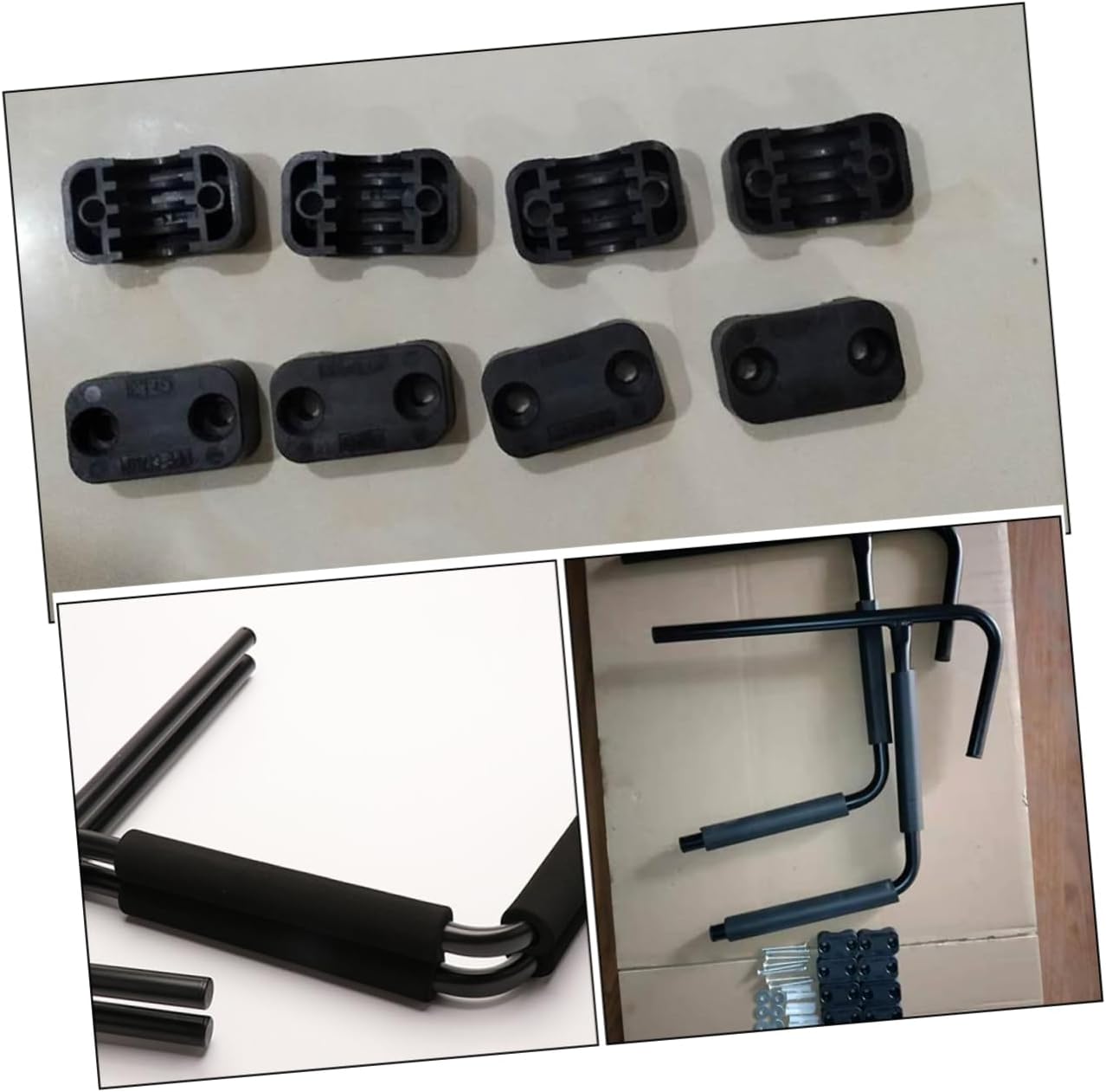 TOYANDONA 2pcs Wall Mount Storage Rack for Kayaks Surfboards Scratch Protection Easy Installation Versatile Tool Hooks for Garage Paddles Bicycles Folding Chairs