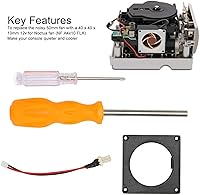 Vista 3 de Fan 3D Print Mount Kit, for Game Consoles Repair Kit Replacement Game Console Cooling Fan Frame Kit