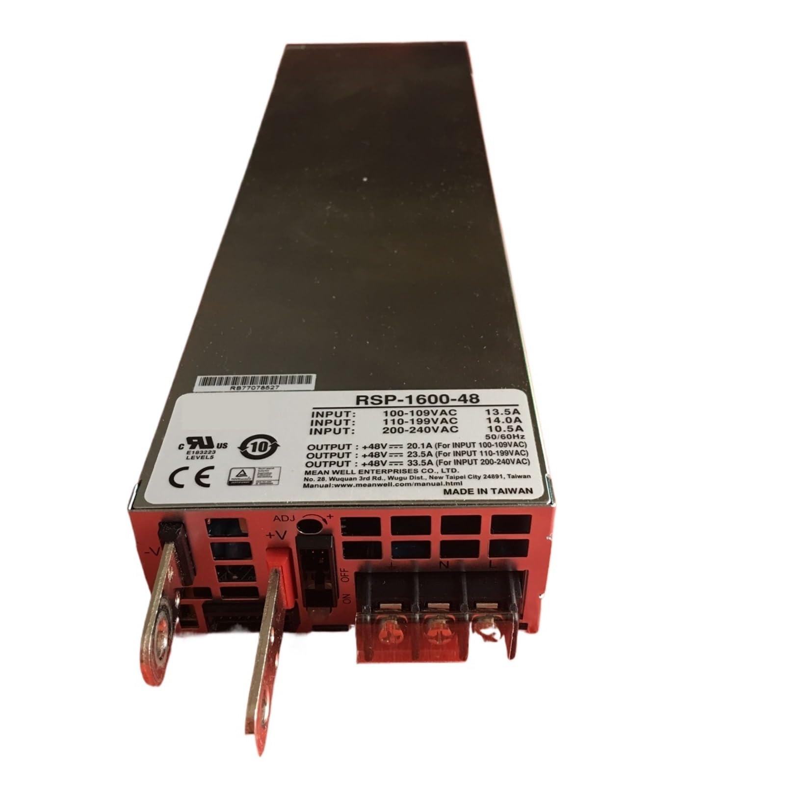 JJKKOZVQF 1600W Power Supply with Single Output RSP-1600-12 RSP-1600-24 RSP-1600-27 RSP-1600-36 RSP-1600-48 RSP-1600(RSP-1600-24)