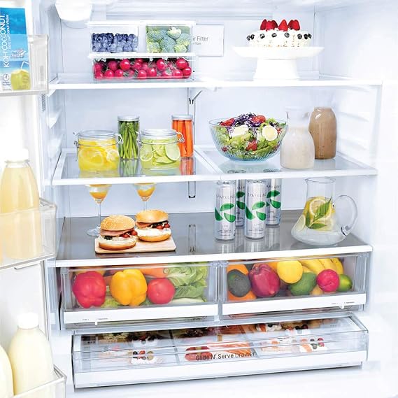 LG LFXS26973S 26 cu. ft. Smart wi-fi Enabled French Door Refrigerator - Black Stainless Steel