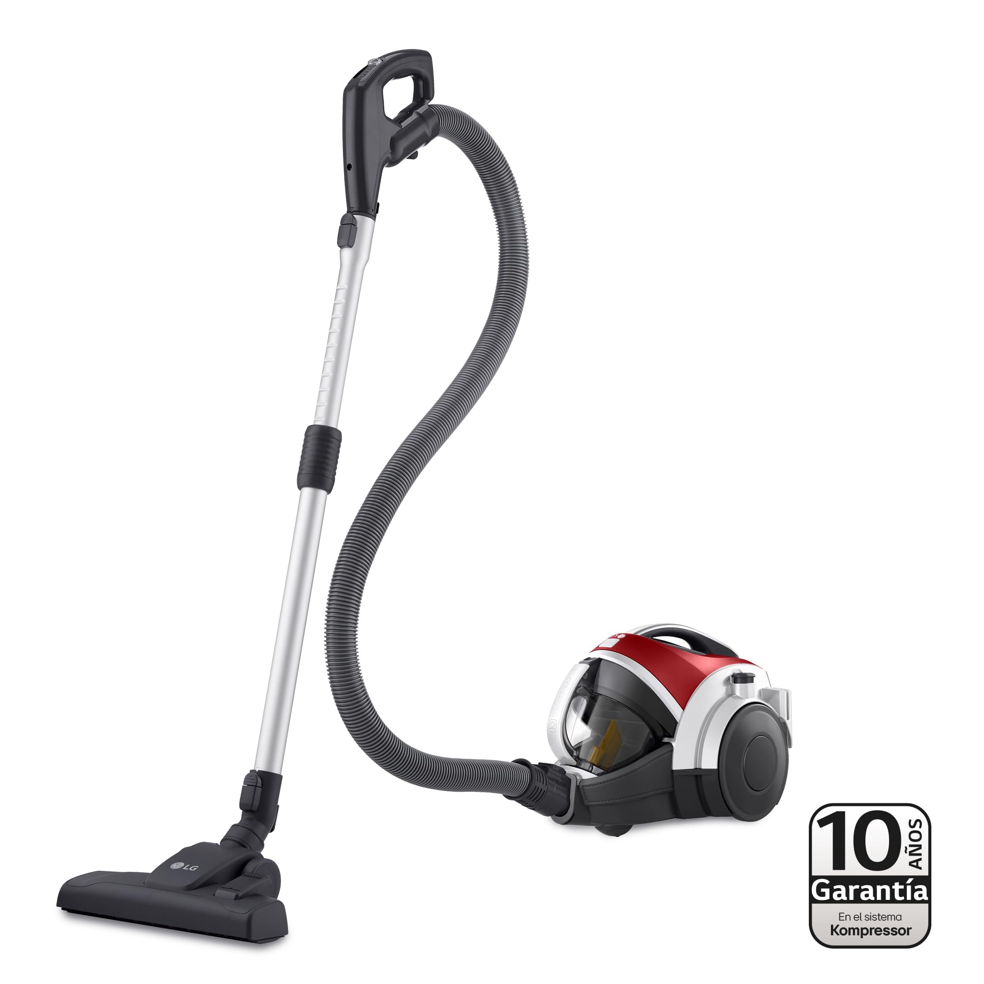 LG VC5506NHTB bezworkowy odkurzacz 650 W, elipsa cyklonowy, teleskopowy odkurzacz rurowy, regulacja mocy, zbiornik 1,1 l, specjalne dywany i twarde podłogi, niebieski