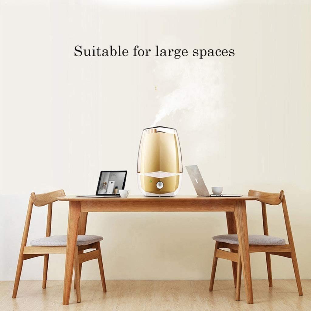Humidificadores, humidificadores silenciosos para Dormitorio, humidificador de Aire fácil de Limpiar y controlar, Apagado automático, Tiempo de Funcionamiento de 2(